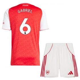 Arsenal Gabriel 6 Domácí 2025-26 - Dětské Fotbalové Dresy (S/S)
